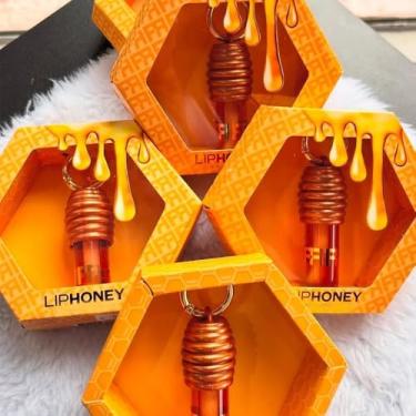 Imagem de Gloss Labial Mel Liphoney, Chaveiro, Brilhante, Hidratação Prolongada, Vitamina E, 5g