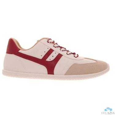 Imagem de Tênis Feminino Moleca Casual Detalhe Cadarço Estilo Conforto Retrô -, 