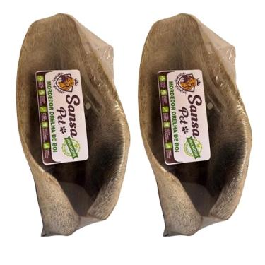 Imagem de Orelha de Boi 100% Natural Desidratado Anti Estress Saudável KIT 2 UNIDADES