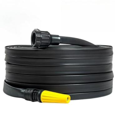 Imagem de Mangueira Antitorção Resistente E Reforçada Preta Para Jardim(25 Metros)