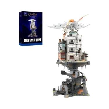 Imagem de Conjunto De Blocos De Montar MOC Gringotts Wizarding Bank Com 1056 Peç