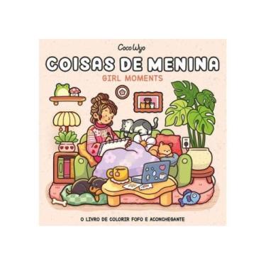 Imagem de Coisas de menina (girl moments)  livro de colorir coco wyo com ilustra