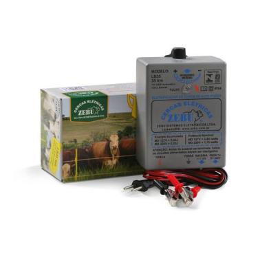 Imagem de Eletrificador Rural 35km 0,44J Luz e Bateria 12v LB35 Zebu