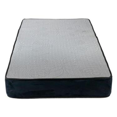 Imagem de Colchão De Solteiro,Cinza em Espuma D28 , Dupla Face , Pode ser Utiliz