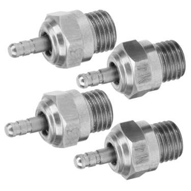 Imagem de SPYMINNPOO Vela de Ignição de Cabeça de Fogo RC N3 N4 para Motor de Metanol Redcat HSP, Kit de Vela de Ignição Durável para Carros RC, Conjunto de Velas de de Aço de 4 Unidades para Motor de