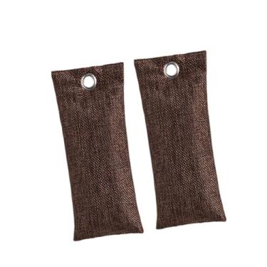 Imagem de RNXRZANK 2 Sacos Desodorizadores de Sapatos com Carvão Ativado, Absorventes de Umidade E Purificadores de Ar em Linho, Ideais para Luvas de Boxe E Equipamentos, Café 85g