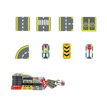Imagem de Brinquedos Educativos De Carro Guindaste Magnético Para Crianças, Conj