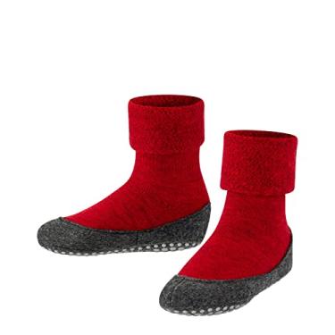 Imagem de FALKE Pantufa unissex infantil Cosyshoe K HP, Vermelho (Fire 8150), 6.5-7.5 Little Kid
