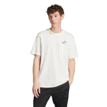 Imagem de Camiseta Adidas Lounge Slides Masculina-Masculino