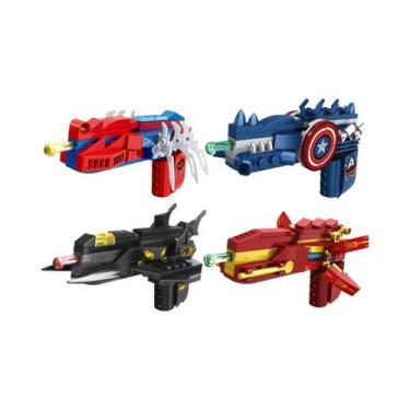 Imagem de Figuras De Blocos De Montar Marvel Mini Caixa Surpresa Spiderman Iron 