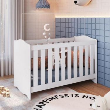Imagem de Berço Mini Cama 3 em 1 Encanto Completa Móveis, Branco