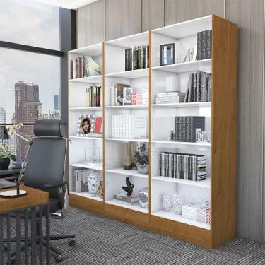 Imagem de Estante Duda 15 Prateleiras em MDP 162cm Carioca Móveis - Carioca Move