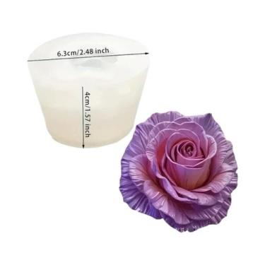 Imagem de Molde De Silicone Para Velas Aromáticas Florais Para Artesanato DIY, F