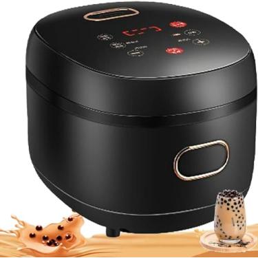 Imagem de Máquina automática de pérolas, chá de leite, pote de pérola totalmente automático, pote de boba comercial, com pote de inserção e tela sensível ao toque para loja de chá com leite, restaurante