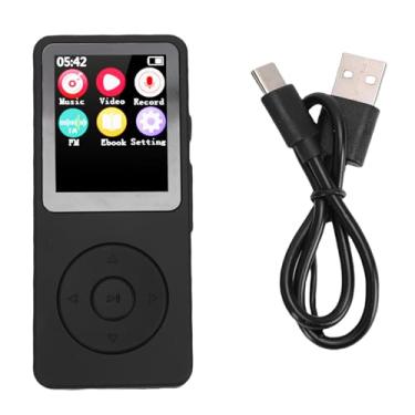 Imagem de Generic Leitor de MP3 FM, 5.4 HiFi Tela LCD de 2,4 Polegadas Leitor de Música Portátil Com Reprodução de Vídeo Gravador de Voz FM para Esportes Ao Ar Livre Gravador (Sem cartão de memória)