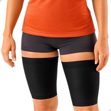 Imagem de Par Coxal Fechado Elástico Compressão Treino Profissional Compressão A