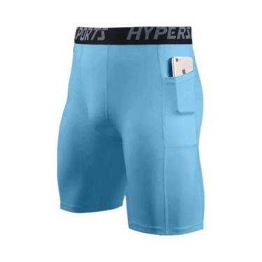 Imagem de Shorts De Compressão Masculinos De Secagem Rápida Para Corrida, Leggin