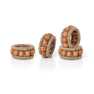 Imagem de Anel De Guardanapo Copa E Cia 4 Peças Vicki