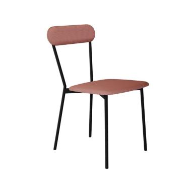 Imagem de Cadeira Vintage Emília Fixa Com 4 Pés 450x505x810 Mm Com 1 Unidade Tulipa Rosê City