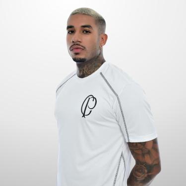Imagem de Camisa Corinthians Casual Masculina Raglan Branco Oficial-Masculino