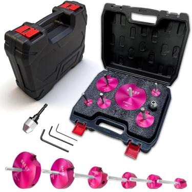 Imagem de YATOINTO Kit de alargador de tubos de PVC 6 peças - 04529 para conjunto de ferramentas de alargador de encaixe de tubo de plástico PPRK6 (3/10.2 cm a 10.2 cm) | Protetor de soquete de PVC com lâminas