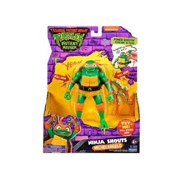 Imagem de As Tartarugas Ninja - Boneco Deluxe Michelangelo De 14Cm