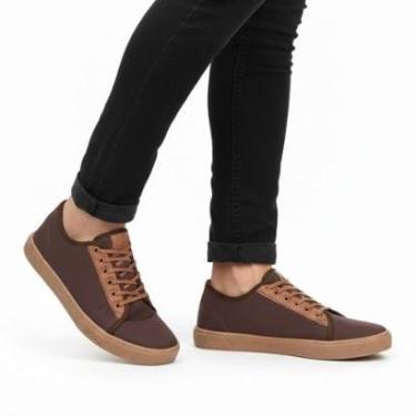 Imagem de Tênis Sapatênis Polo Original Em Lona De Amarrar Sola Costurada 2220-Masculino