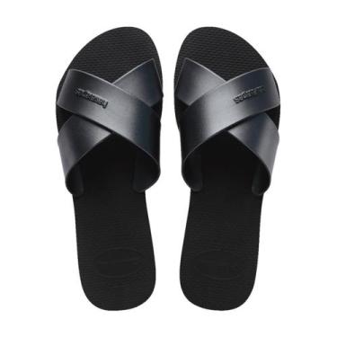 Imagem de Chinelo Slide Tira Cruzada Feminino Havaianas
