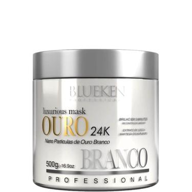 Imagem de Blueken Luxurious Ouro Branco 24k - Máscara De Reconstrução E Brilho 500g