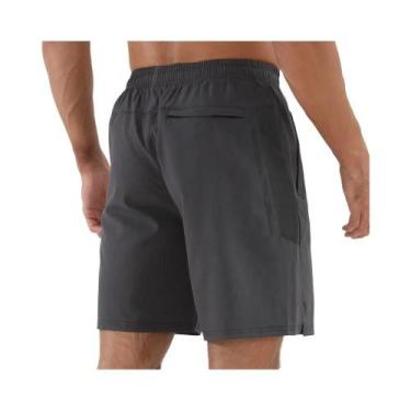 Imagem de Shorts Masculinos Leves Para Corrida Com Bolsos Com Zíper De 7 Polegad