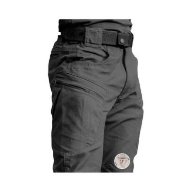 Imagem de Calças Cargo Casuais De Verão Para Homens Com Múltiplos Bolsos Imperme