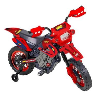 Imagem de Moto Eletrica Motocross Vermelho - Homeplay