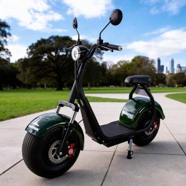 Imagem de Scooter Elétrica WeHawk X7 1000W  Dispensa CNH e Emplacamento, Verde, 