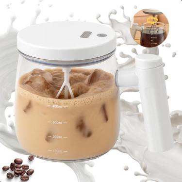 Imagem de Caneca Mixer Vidro Misturador De Bebidas Portátil 500ml Elétrica Autom