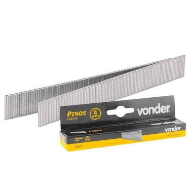 Imagem de Pinos Para Grampeador Pinador 15MM com 1000 Unidades VONDER