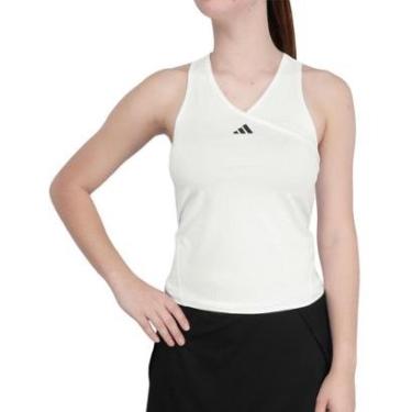 Imagem de Regata Adidas Club Tennis V-Neck Branca-Feminino