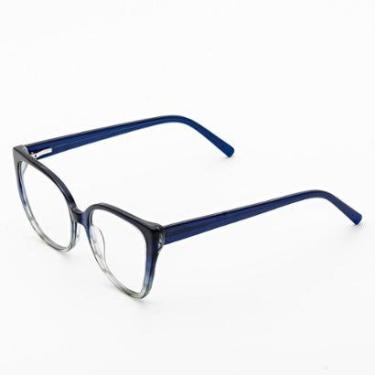 Imagem de Armação Óculos de Grau Feminina Acetato Gatinho / Clarissa- Óculos Sunrise-Feminino