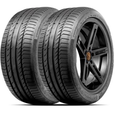Imagem de Kit 2 Pneu Continental Aro 18 255/45r18 99w Sport Contact 5