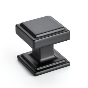Imagem de Knobs de armário de cozinha Ravinte Matte Black 2,5 cm Zinc, pacote co