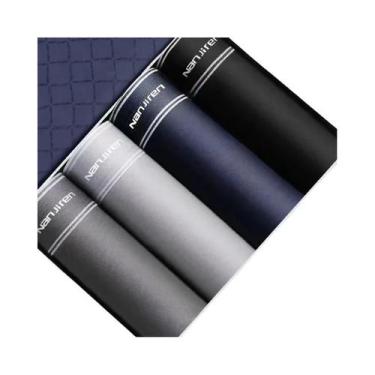 Imagem de Cuecas Boxer De Algodão Sexy Masculinas 4 Peças Lingerie Masculina Hom