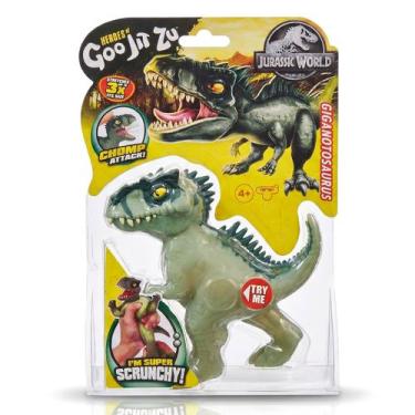 Imagem de Boneco Heroes Goo Jit Zu Dinossauro T-Rex Estica E Puxa Squishy Anties