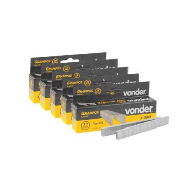 Imagem de COMP Kit Grampos 19mm p/ Grampeador GPE-916 5 Caixas c/ 1000 unidades 