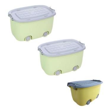 Imagem de Caixa Multiuso P/ Jogo Lego Livros Bonecas Carrinho - P E 2m - Tibaby®