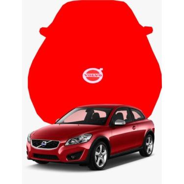 Imagem de Capa de Carro Volvo C30 Tecido  Lycra Premium - Cadilhe Capas, Vermelh