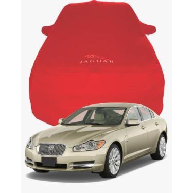 Imagem de Capa de Carro Jaguar XF Tecido  Lycra Premium - Cadilhe Capas, Vermelh