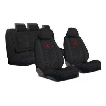 Imagem de Capa banco carro tecido grosso conjunto completo Mitsubishi AIRTREK - 