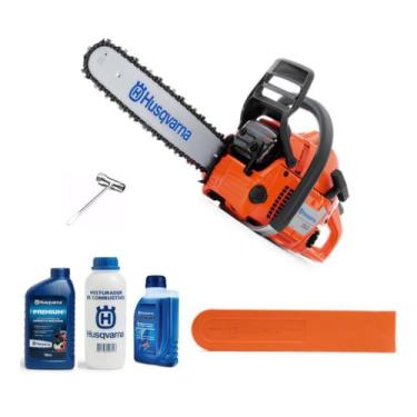 Imagem de Motosserra Husqvarna 353 a gasolina 51,7cc com sabre 15 pol