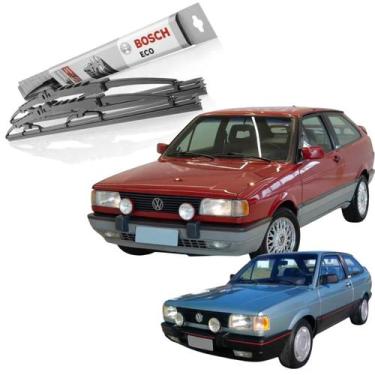 Imagem de Par Palheta Limpador Pabrisa Gol Quadrado G1 1980 A 1994 - Bosch