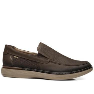 Imagem de Sapato Casual Pegada Masculino em Couro Chocolate 127602-04-Masculino