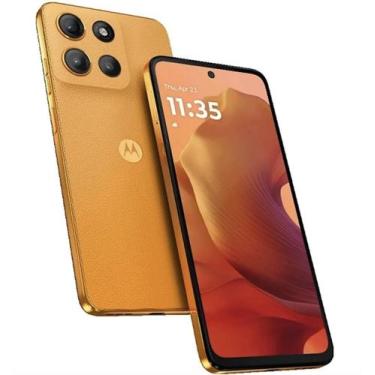 Imagem de Moto G15 Dual SIM 256GB e 4GB RAM NFC Cor LARANJA - Motorola, 256GB, C
